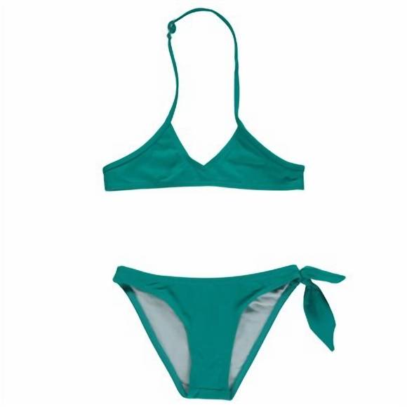 NEW SUN CHILD girl's jerez bikini set in green - Picture 1 of 3